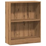 vidaXL Bibliothèque chêne artisanal 60x24x76 cm bois d'ingénierie