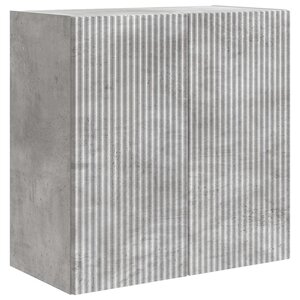 vidaXL Armoire Murale 59 x 31 x 60 cm Bois d'ingénierie Gris béton