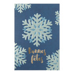 Carte De Vœux Céleste Flocons - Draeger paris
