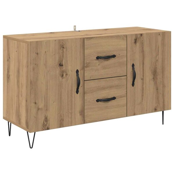 vidaXL Buffet Chêne artisanal 100 x 36 x 60 cm Bois d'ingénierie