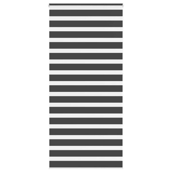 vidaXL Store zèbre noir 95x230 cm largeur du tissu 90 9 cm polyester