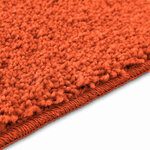 vidaXL Tapis de bain Orange 50 x 80 cm Polypropylène