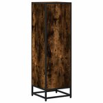 vidaXL Bibliothèque chêne fumé 33 5x33x107 5 cm bois d'ingénierie