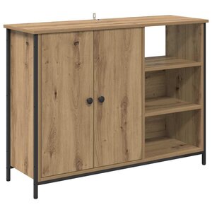 vidaXL Buffet Chêne artisanal 100 x 33 x 75 cm Bois d'ingénierie