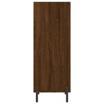 vidaXL Buffet chêne marron 34 5x32 5x90 cm bois d'ingénierie