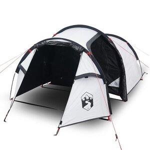 vidaXL Tente de camping tunnel 3 personnes tissu occultant imperméable