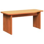 vidaXL Table basse 2 Pièces Brun cire Bois massif en pin