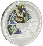 Pièce de monnaie en Argent 10 Dollars g 93.3 (3 oz) Millésime 2025 Star Wars YODA