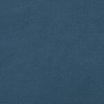 vidaXL Cadre de lit sans matelas bleu foncé 160x200 cm velours