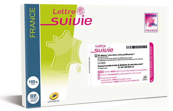 Prêt-à-Poster Lettre suivie 150g
