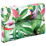 vidaXL Coussin de palette multicolore 50x40x12 cm tissu