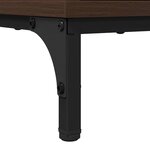 vidaXL Tables de chevet avec tiroir 2 Pièces Chêne marron 49 x 36 x 61 cm