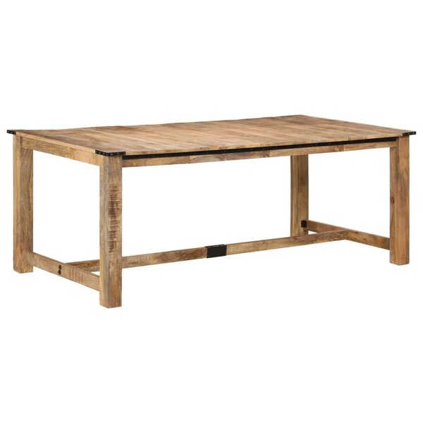 vidaXL Table à manger 200x100x75 cm bois de manguier massif