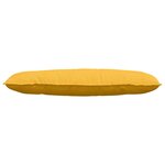 vidaXL Coussin de Dos Jaune clair 120 x 50 cm Tissu en velours côtelé