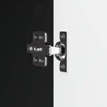 vidaXL Meuble TV Noir 102 x 34 5 x 50 cm Bois d'ingénierie