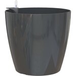 ARTEVASI - Pot san remo auto-arrosage 36cm anthracite 36 x 36 x h33,5 cm - 1,44l