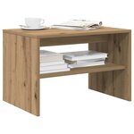 vidaXL Meuble TV chêne artisanal 60x40x40 cm bois d'ingénierie
