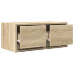 vidaXL Meubles TV 2 Pièces chêne sonoma 60x31x25 5 cm bois d'ingénierie