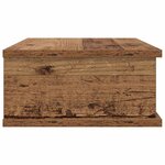 vidaXL Table de chevet Bois ancien 40 x 31 x 15 cm Bois d'ingénierie
