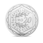 Monnaie 20€ argent marianne égalité 2018