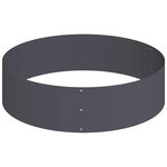 vidaXL Cache-pot de jardin Anthracite 120 x 120 x 20 cm Acier