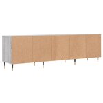vidaXL Meuble TV sonoma gris 150x30x44 5 cm bois d'ingénierie