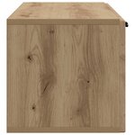 vidaXL Meuble TV mural 98 x 31 x 30 cm Chêne artisanal