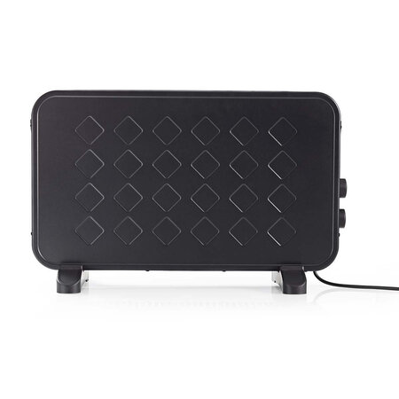 Nedis Radiateur Convecteur 1 200/2 000 W Noir