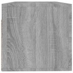 vidaXL Armoire murale Sonoma gris 100x36 5x35 cm Bois d'ingénierie