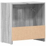 vidaXL Armoire de bain Sonoma gris 60x33x61 cm Bois d'ingénierie