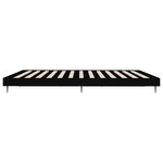 vidaXL Cadre de lit sans matelas noir 120x200 cm
