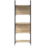 vidaXL Bibliothèque à 5 niveaux chêne sonoma 60 5x24x166 5 cm