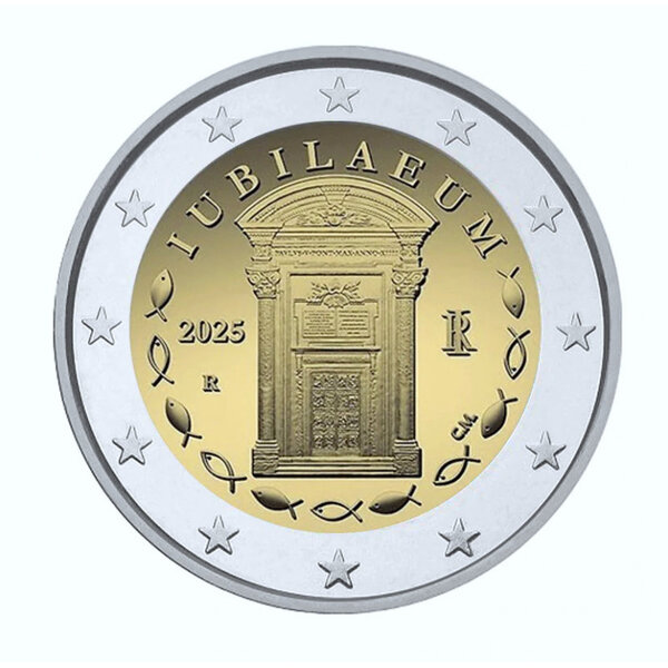2 euros commémoratif Italie 2025 - Année Sainte Jubilé.