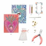Djeco DJ00018 - Bijoux duo bracelets Miyuki et Coeurs