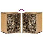 vidaXL Armoire de salle de bain murale 38x33x48cm bois massif manguier