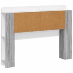 vidaXL Cabinet de Tête de Lit Sonoma gris Bois d’ingénierie