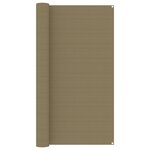 vidaXL Tapis de tente 200x400 cm Taupe