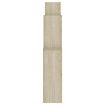vidaXL Étagère murale cube Chêne sonoma 80x15x78 5cm Bois d’ingénierie