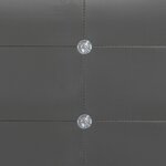 vidaXL Cadre de lit Gris Similicuir 180x200 cm