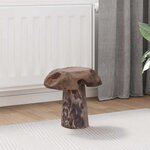 vidaXL Tabouret Naturel 35 x 35 x 35 cm Bois de teck massif