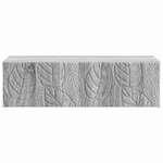vidaXL Table d'appoint murale 87 5 x 34 5 x 17 cm Bois d'ingénierie
