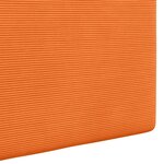 vidaXL Tête de lit suspendue Orange Tissu en velours côtelé