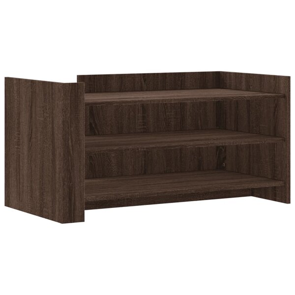 vidaXL Table basse chêne marron 100x50x50 cm bois d'ingénierie