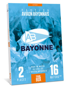 Coffret cadeau - TICKETBOX - Aviron Bayonnais
