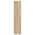 vidaXL Cabinet à chaussures chêne Sonoma 80x39x180 cm Bois d'ingénierie