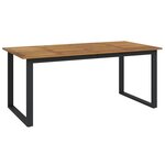 vidaXL Ensemble de salle à manger pour jardin 7 Pièces Gris