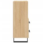 vidaXL Buffet Chêne sonoma 34 5x34x90 cm Bois d'ingénierie