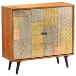 vidaXL Buffet 80x30x75 cm Bois d'acacia massif