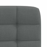 vidaXL Chaises à manger lot de 6 gris foncé tissu