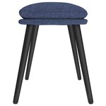 vidaXL Repose-pied Bleu 45x29 5x35 cm Tissu